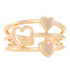 Simple Geometric Open Ring For Women Alloy Material With Electroplating Treatment