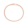Simple Geometric Stainless Steel Box Chain Bracelet For Women Electroplated Titanium Steel Fashion Jewelry
