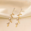Simple Geometric U Shape Titanium Steel Electroplated Earrings For Women