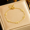 Simple Ginning Stainless Steel Snake Accessories Pendant Chain Necklace Earrings Bracelet Suit With Animal Zodiac Pattern And Electroplating Treatment