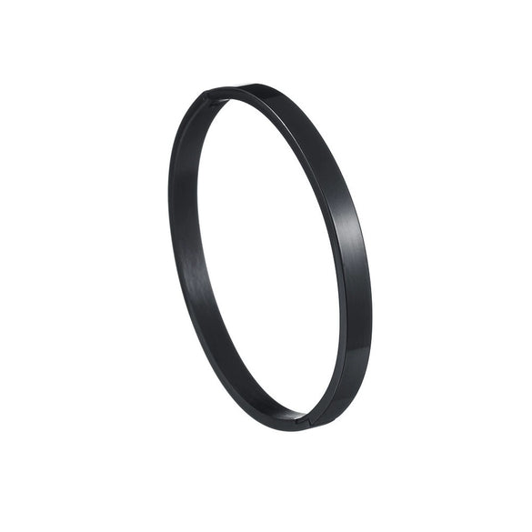 Simple Glossy Buckle Bracelet Stainless Steel Goldplated Electroplating