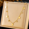 Simple Gold Plated Stainless Steel Butterfly Dragonfly Insect Pendant Necklace For Women