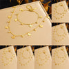 Simple Gold Plated Stainless Steel Butterfly Dragonfly Insect Pendant Necklace For Women