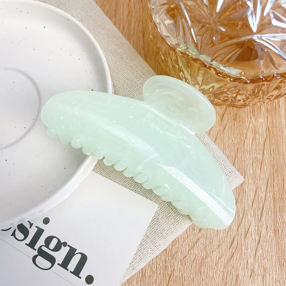 Simple Handmade Acrylic Women's Shark Hair Clip