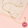 Simple Ins Style S925 Sterling Silver Love Opal Bracelet With Double Love Element And Star Shape Electroplated