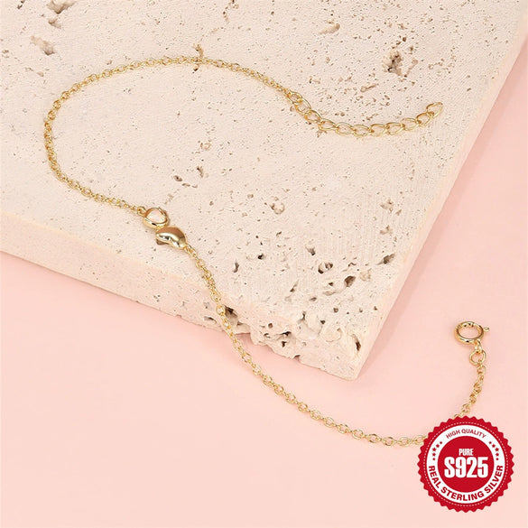 Simple Ins Style S925 Sterling Silver Love Opal Bracelet With Double Love Element And Star Shape Electroplated