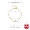 Simple Ins Style S925 Sterling Silver Petal Flower Women's Bracelet With Electroplating