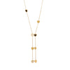 Simple Love Yshaped Stainless Steel Necklace With Star And Heart Shape Electroplated For Women