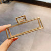 Simple Metal Catch Clip Large Shower  Pearl  Shark Clip