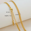 Simple Minimalist U Shape Snake Bone Chain Stainless Steel And Titanium Steel Plated Chain Necklace For Unisex