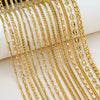 Simple Minimalist U Shape Snake Bone Chain Stainless Steel And Titanium Steel Plated Chain Necklace For Unisex