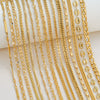 Simple Minimalist U Shape Snake Bone Chain Stainless Steel And Titanium Steel Plated Chain Necklace For Unisex