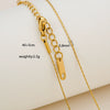 Simple Minimalist U Shape Snake Bone Chain Stainless Steel And Titanium Steel Plated Chain Necklace For Unisex