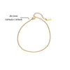 Simple New Style 18K Gold Plated Stainless Steel Women's Anklet With Heart Shaped Cross And Luo Blade Chain