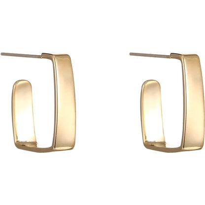 Simple New Trendy Korean Square Hoop Earrings Wholesale