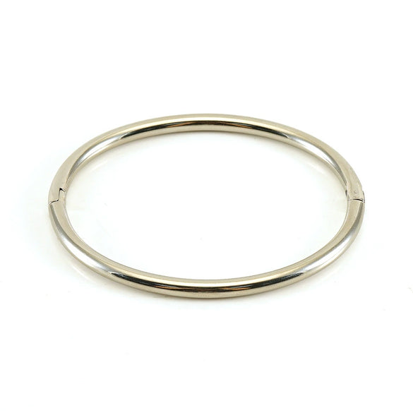 Simple Niche Oval 316L Stainless Steel And 18K Titanium Steel Electroplated Bracelet