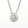Simple Niche Personality Hip Hop Explosions Stainless Steel 18K Gold Plated Bubble Letter Necklace For Women