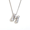 Simple Niche Personality Hip Hop Explosions Stainless Steel 18K Gold Plated Bubble Letter Necklace For Women