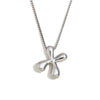 Simple Niche Personality Hip Hop Explosions Stainless Steel 18K Gold Plated Bubble Letter Necklace For Women