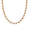 Simple Niche Temperament Women's Necklace Stainless Steel 18K Gold Plated With Bohemian Beads Tassel Geometric Design