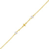 Simple Octagonal Star Freshwater Pearl S925 Sterling Silver Ladies Bracelet With Geometric Design And Electroplating