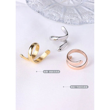 Wholesale Jewelry Fashion Geometric 304 Stainless Steel No Inlaid 18K Gold Plated Plating