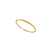 Simple Plain Zircon Ring For Women In Titanium Steel With Geometric Shape And Electroplating Design