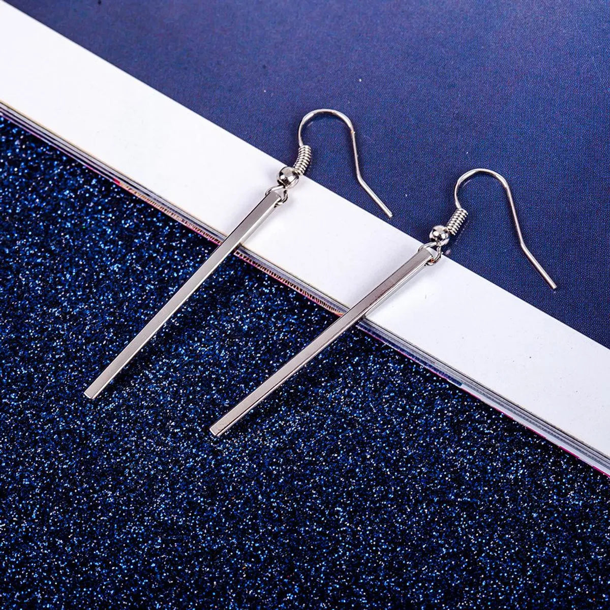 Simple Rectangular Cube Earrings Nhdp156807