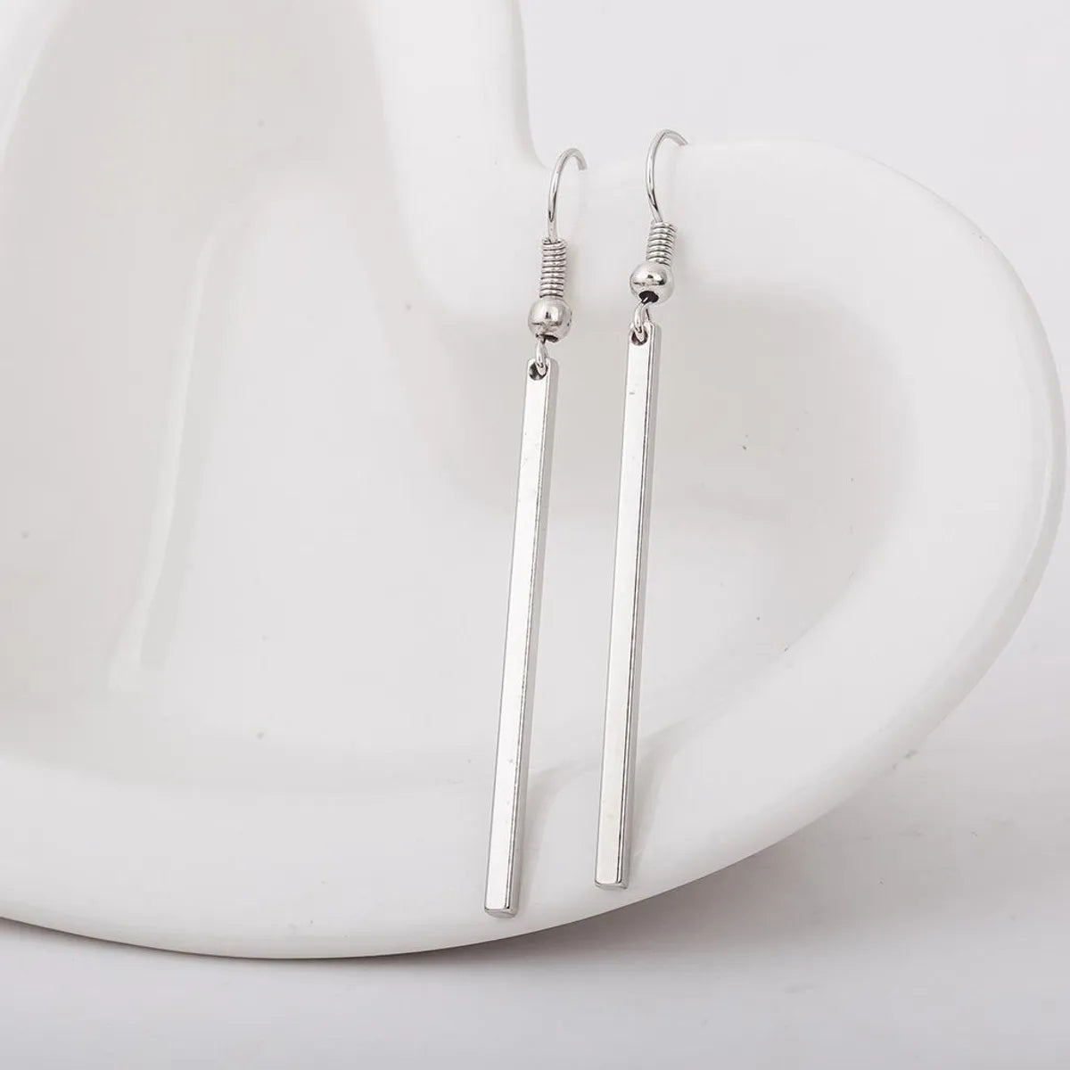 Simple Rectangular Cube Earrings Nhdp156807