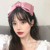 Simple Retro Black Bow Hair Hoop Sweet Cute Fine Hairband Fairy Style Hair Accessory For Women