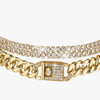Simple Retro Copper Rhinestone Geometric Chain Anklet With Claw Set Artificial Gemstones Unisex Foot Jewelry