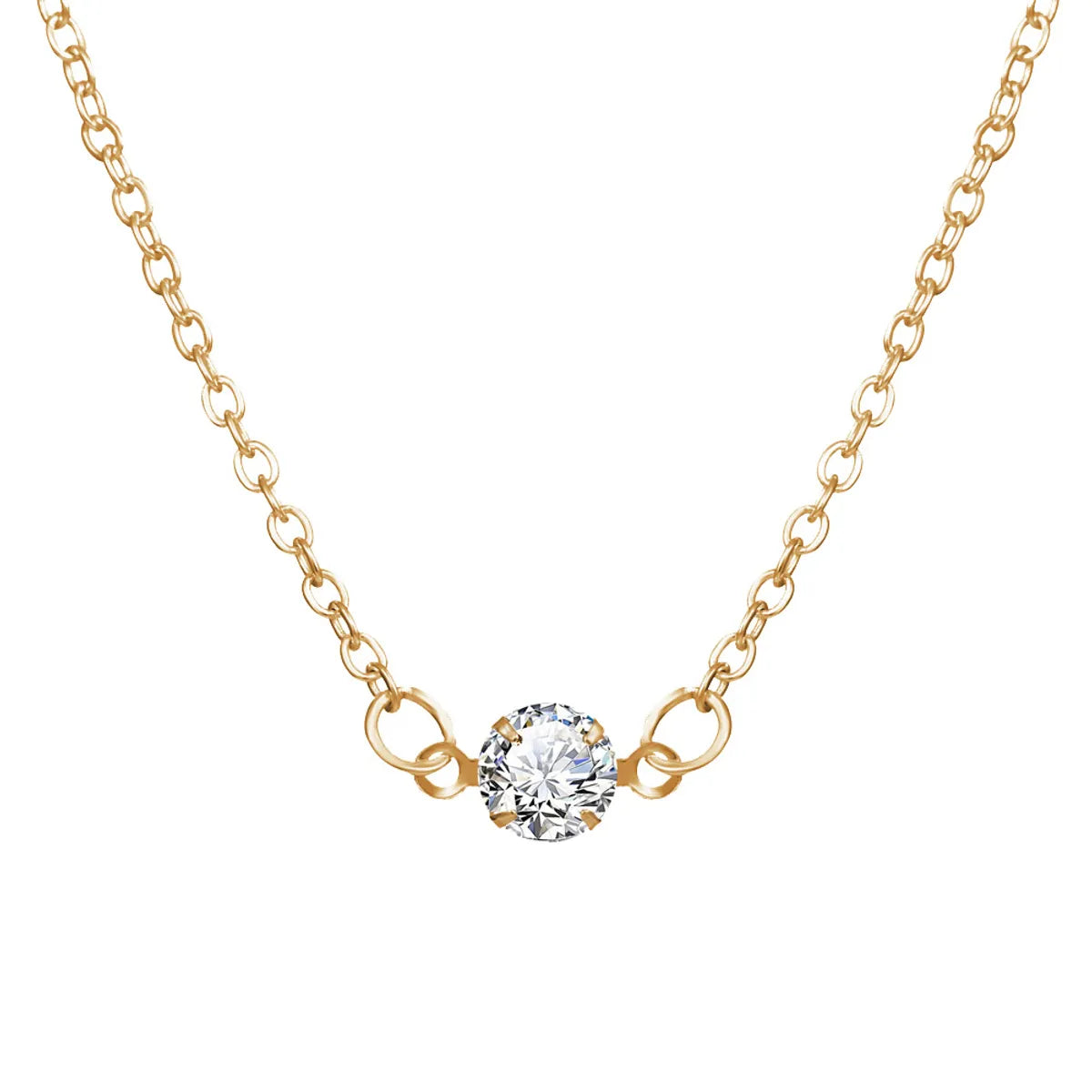 Simple Retro Diamond-studded Necklace