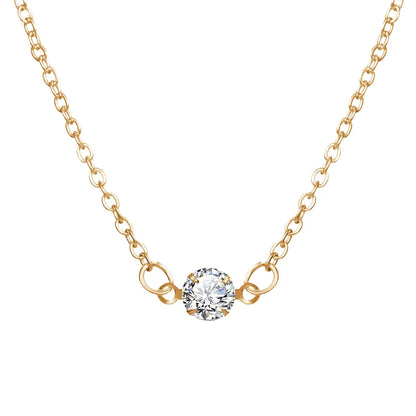 Simple Retro Diamond-studded Necklace