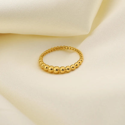 Simple Retro Small Stainless Steel Ring