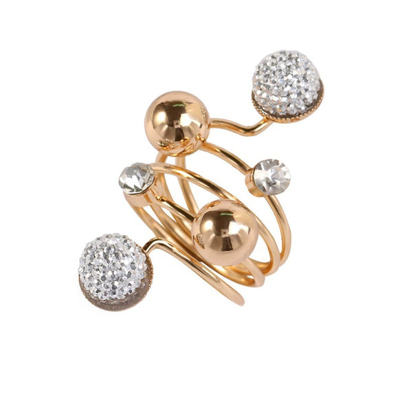 Simple Retro Women's Ring Alloy Resin