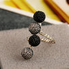 Simple Retro Women's Ring Alloy Resin