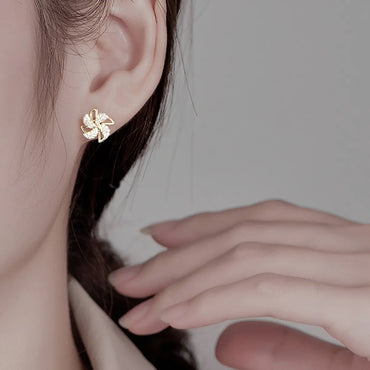 Simple  Fan Shape Earrings Wholesale Nihaojewelry