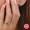 Simple S925 Sterling Silver Colorful Water Drop Shaped Dopamine Drop Oil Earring Buckle Earrings For Women With Geometric Design And Electroplating Treatment