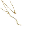 Simple S925 Sterling Silver Heart Shaped Stud Earrings And Necklace Set With O Chain And Electroplating