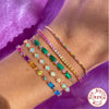 Simple S925 Sterling Silver Joker Adjustable Five Pointed Star Bracelet For Women With Electroplating Treatment