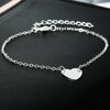 Simple Sexy Heartshaped Handmade Alloy Women's Love Heart Bracelet With Electroplating