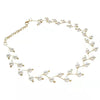 Simple Short Pearl Clavicle Chain Women's Neck Jewelry With Geometric Pattern And Electroplating On Alloy Snake Bone Chain