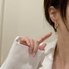 Simple Small Circle S925 Silver Ring Earring For Women With 14K Real Gold Electroplated Geometric Design
