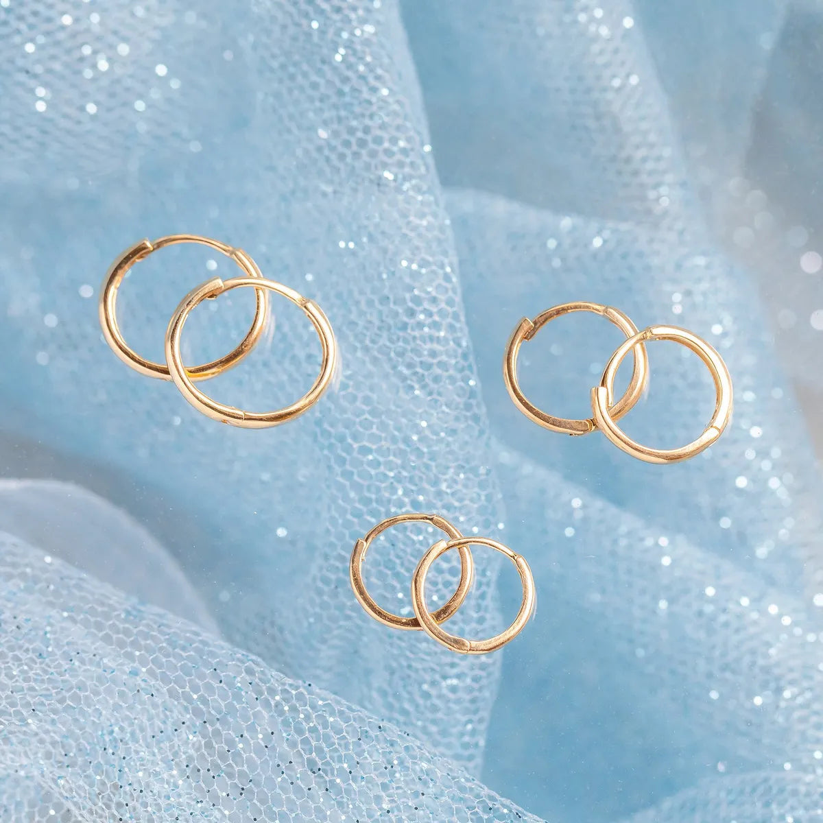 Simple Smooth Circle Gold Plated Copper Ear Buckle Wholesale Gooddiy