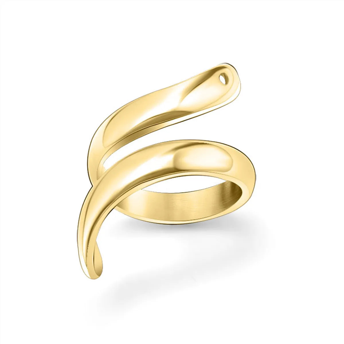 Simple Snake Tail Open Ring Wholesale