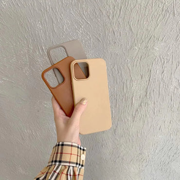 Simple Solid Color Mobile Phone Case Wholesale Nihaojewelry