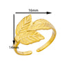 Simple Stainless Steel Geometric Heartshaped Hydraulic Ring For Women With Electroplating Design