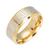 Simple Stainless Steel Geometric Ring Jewelry With Electroplating