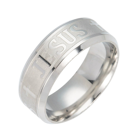 Simple Stainless Steel Geometric Ring Jewelry With Electroplating