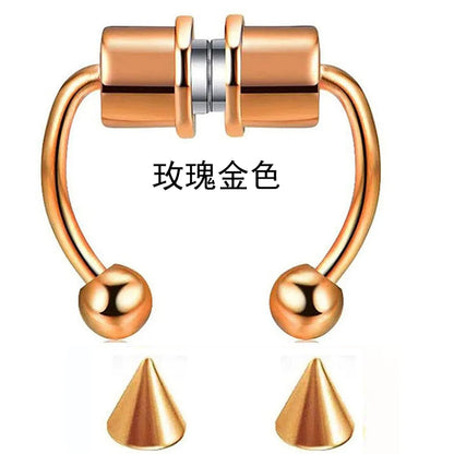 Exaggerated U Shape Titanium Steel Earrings